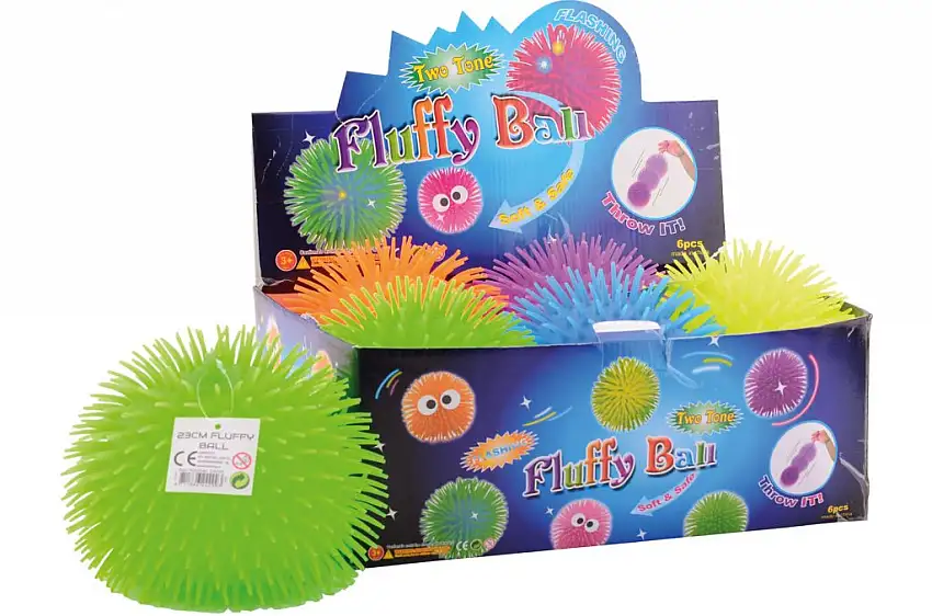 Fluffy stressbold tilll leg og afslapning, cm 20cm