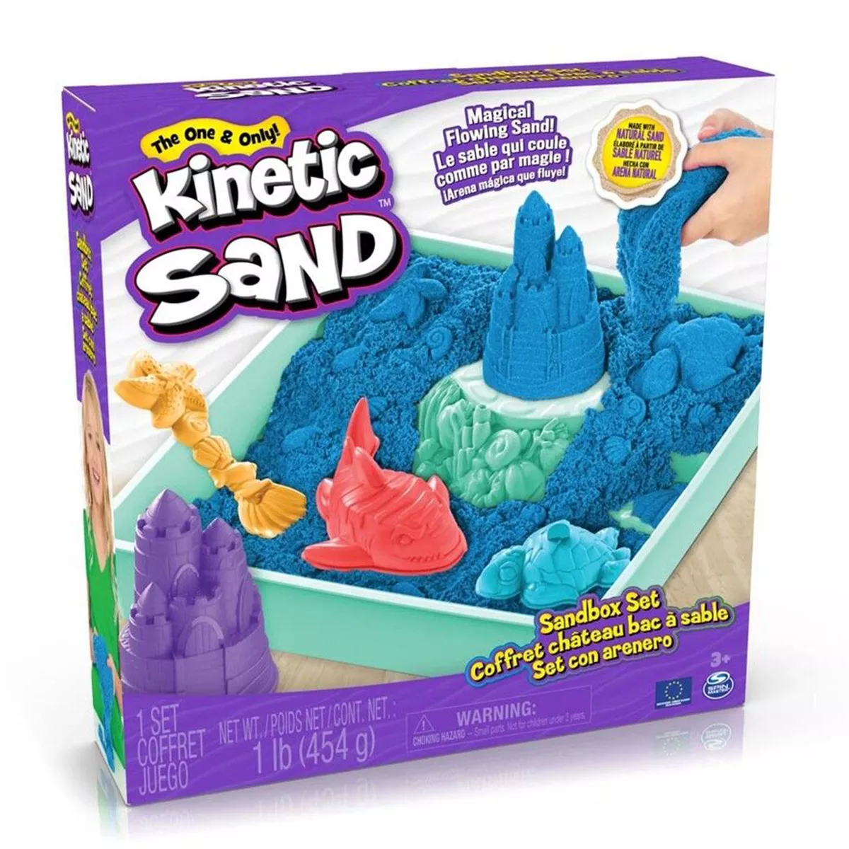 Kinetic Sand Sandboks sæt
